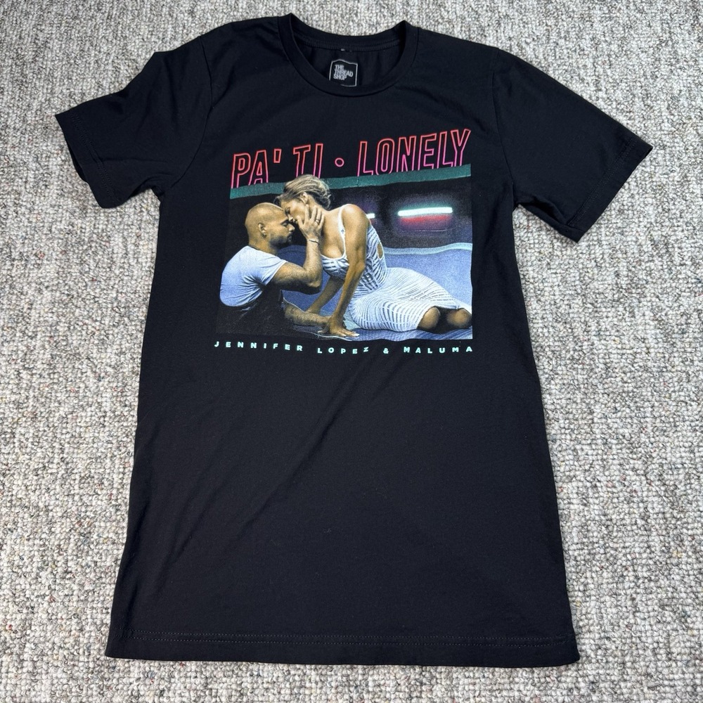 The Thread Shop Shirt Mens Small Jennifer Lopez Maluma Pa' Ti + Lonely Promo